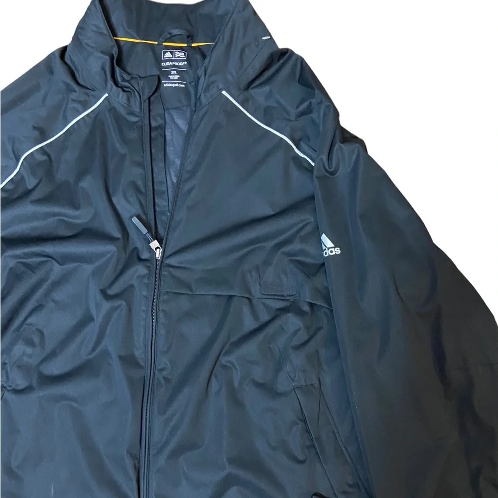 Adidas Black Climaproof Golf Men’s Jacket NWOT 2XL